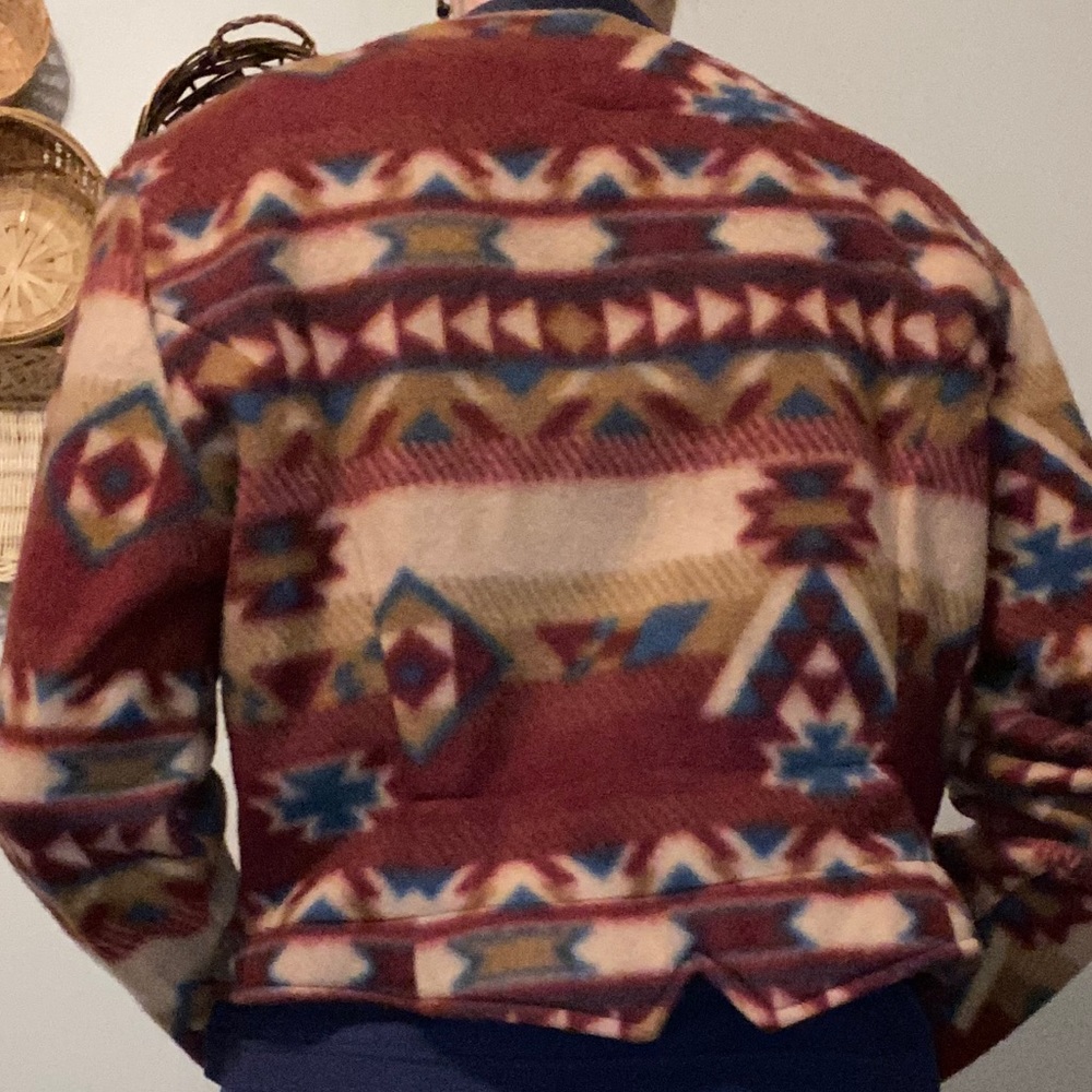 Aztec Rough Rider by Circle T zip up jacket - Picture 5 of 5
